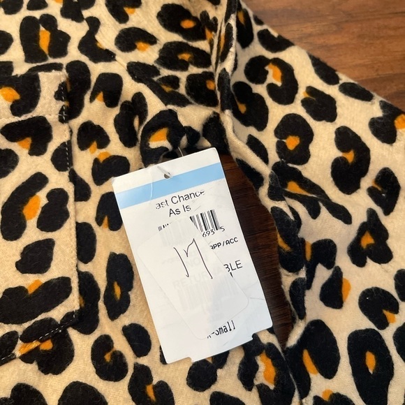 NWT Nordstrom Leopard Pajama Top Size XS - Picture 2 of 6